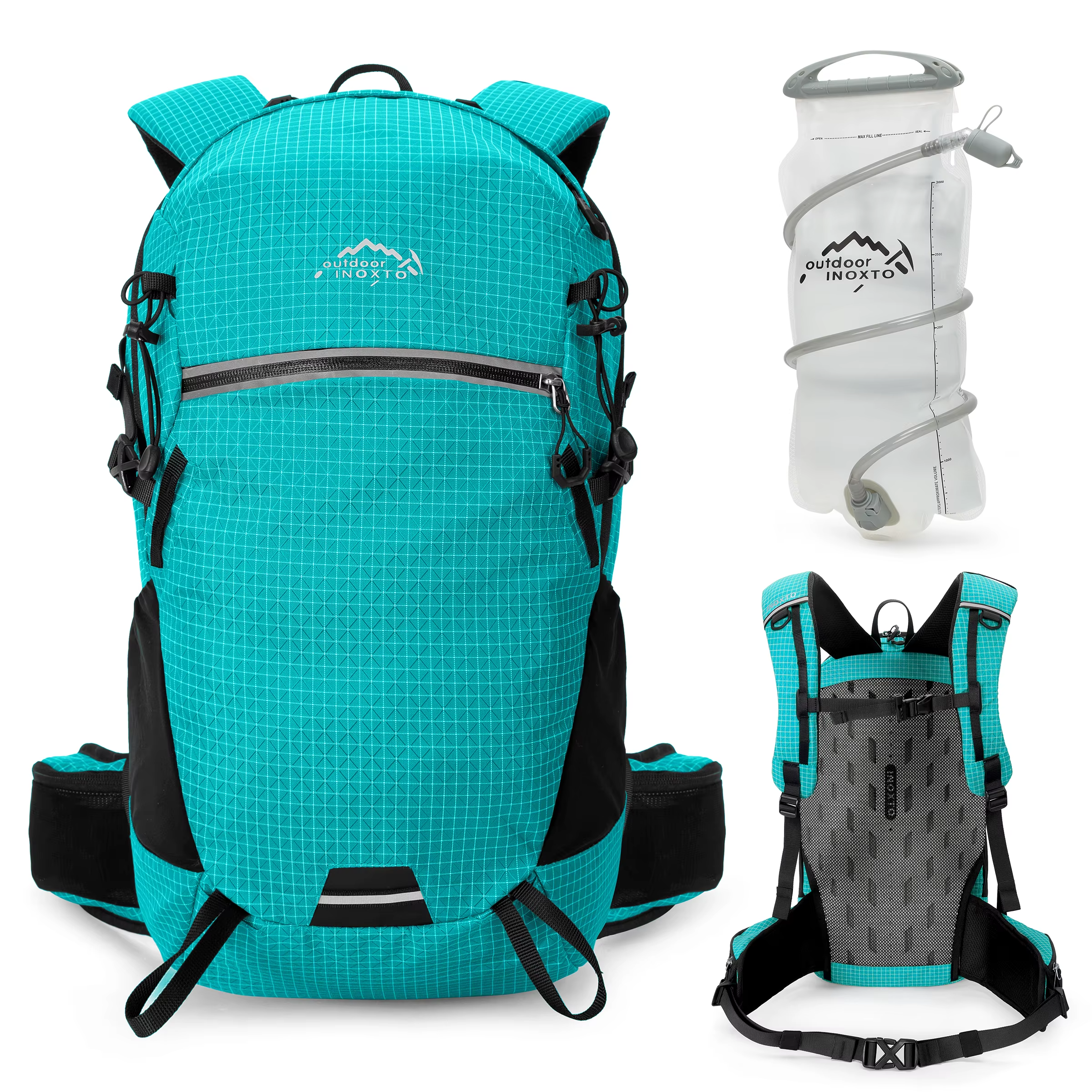 TYVO HydroX™ | Mochila de Hidratação para Corrida, Ciclismo, Trilhas e Aventuras